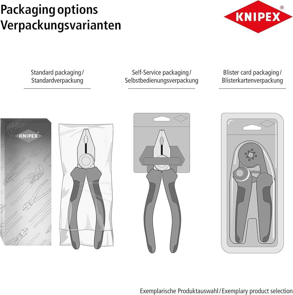 KNIPEX High Leverage Diagonal Cutters 160mm, plastic coated (74 01 160)
