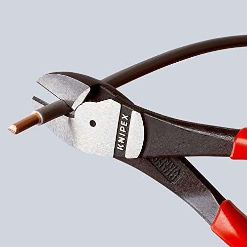 KNIPEX High Leverage Diagonal Cutters 160mm, plastic coated (74 01 160)
