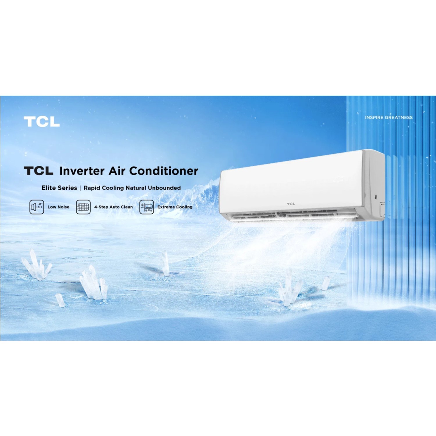 TCL 12000 BTU Smart A++ Wall Mounted Split Air Conditioner with Heat Pump