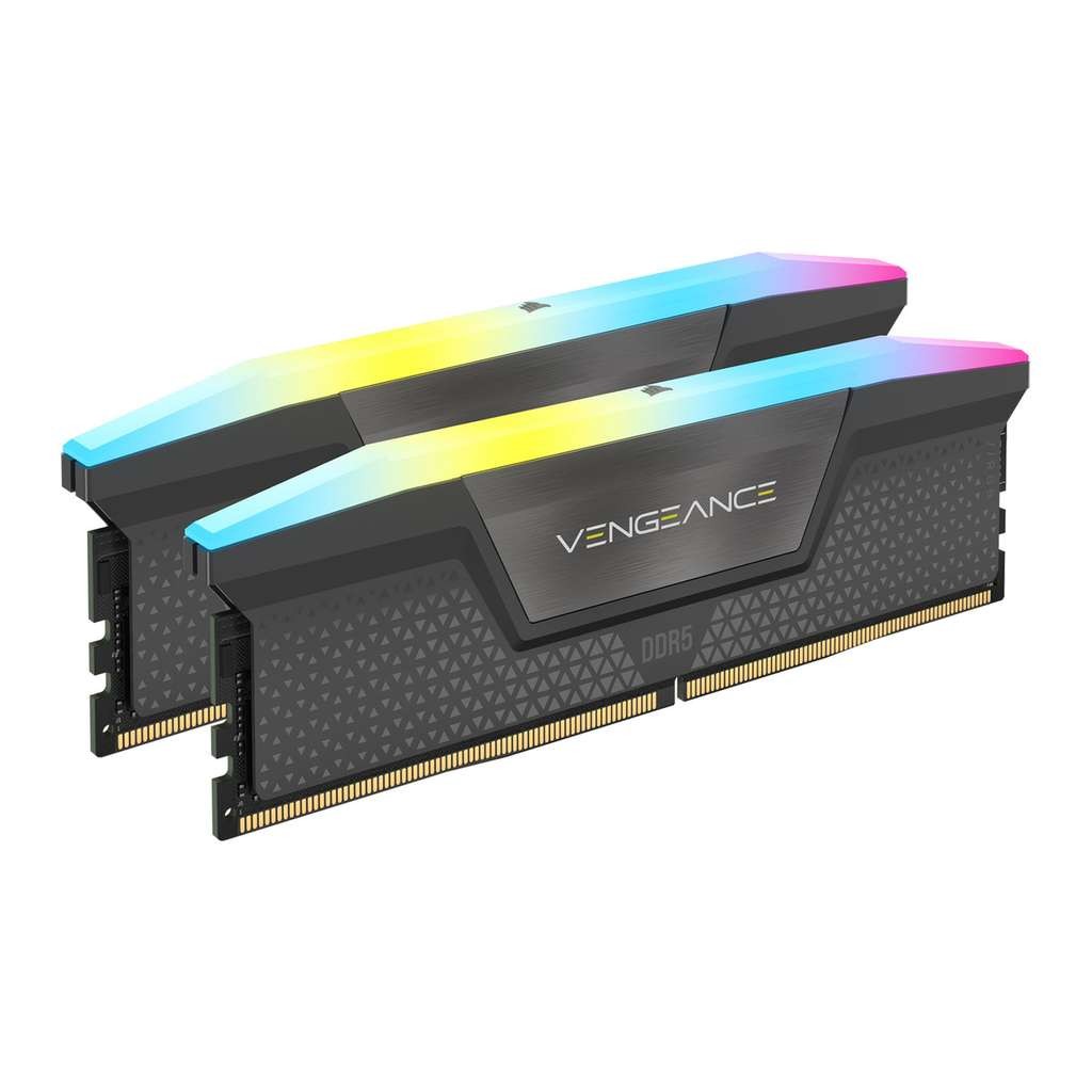 Corsair Vengeance RGB Grey 16GB 6000MHz DDR5 Dual Profile Memory Kit
