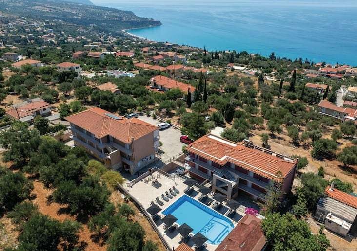 Eleni Studios Lourdas, 7nts sc Kefalonia. £140.91pp for 2, Gatwick 23 June, 10kg+underseat bag