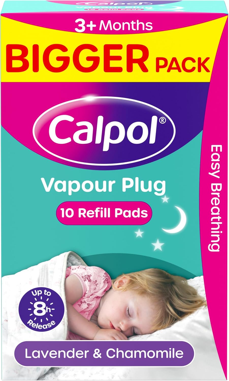 Calpol Vapour Plug Refills XL 10 Count (Pack of 1), Lavender & Chamomile