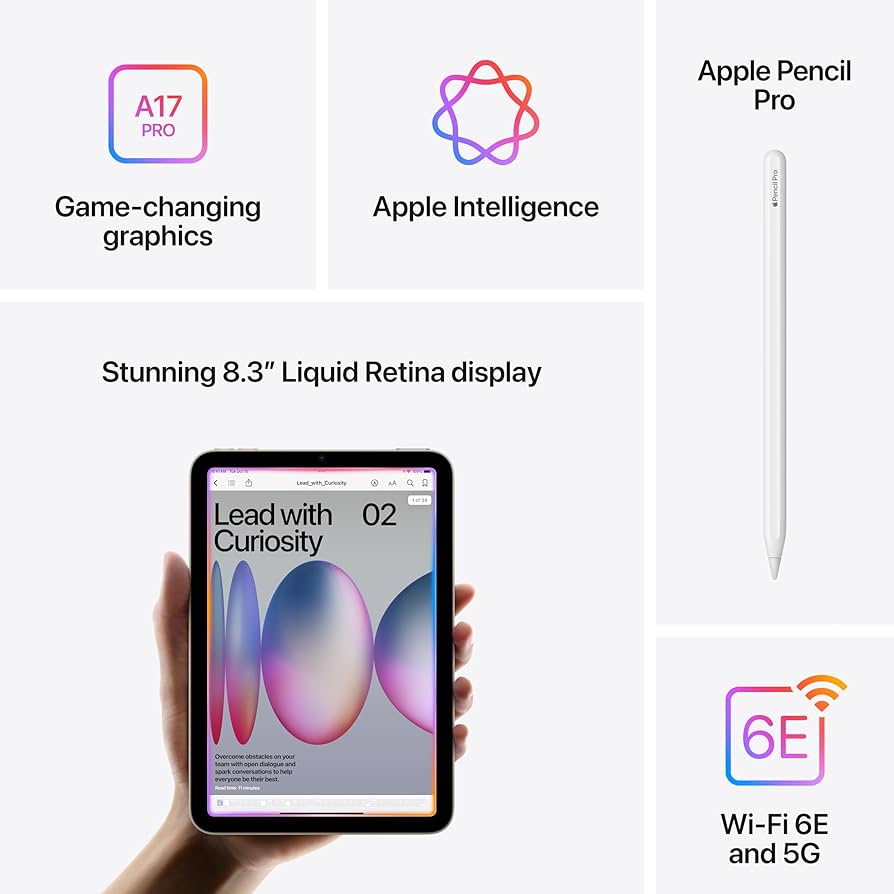 Apple iPad mini (A17 Pro) 128Gb Starlight