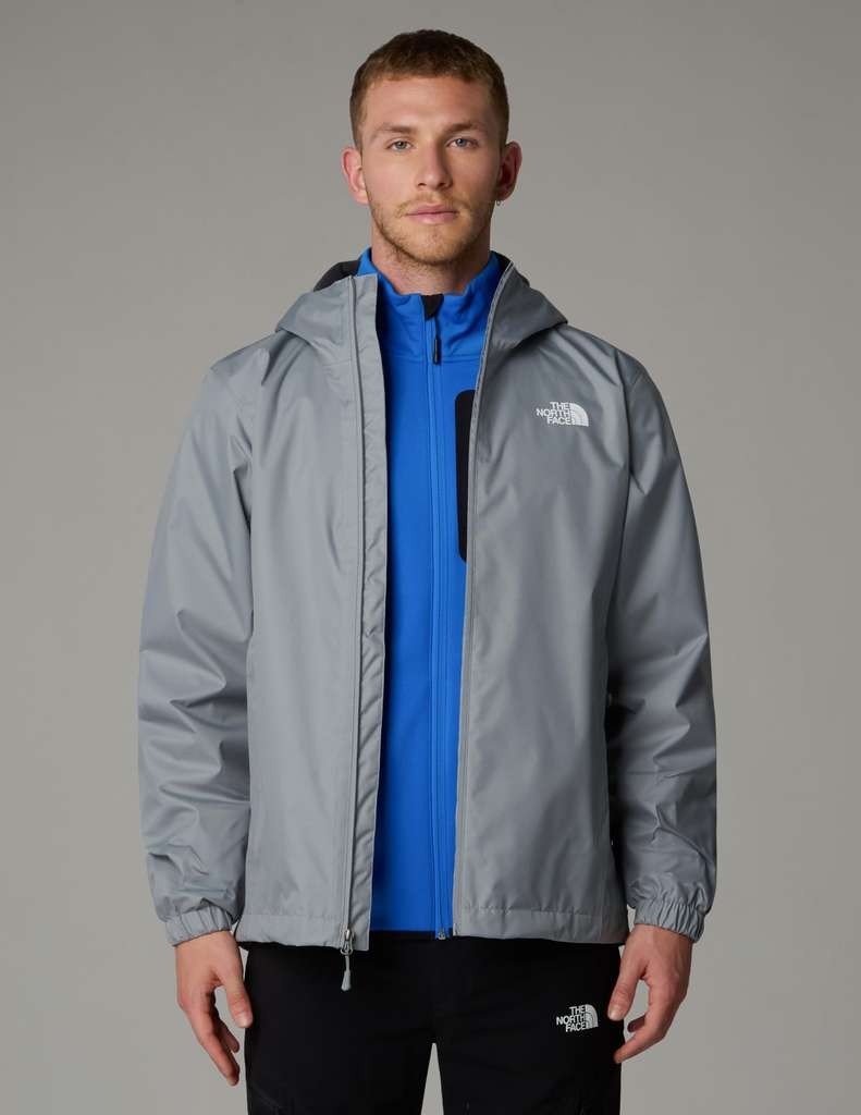 The North Face Men's Quest Hooded Jacket, Waterproof, Breathable, Monument Grey, All Sizes