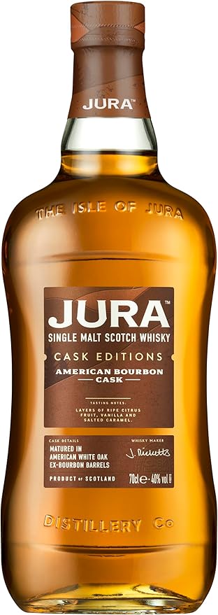 Jura Bourbon Cask Single Malt Scotch Whisky 70cl - with Prime