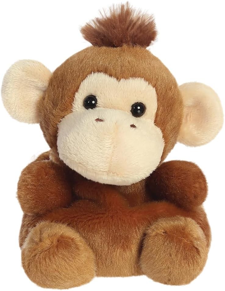 Aurora 33857 Palm Pals Boomer Monkey 5In Soft Toy Brown
