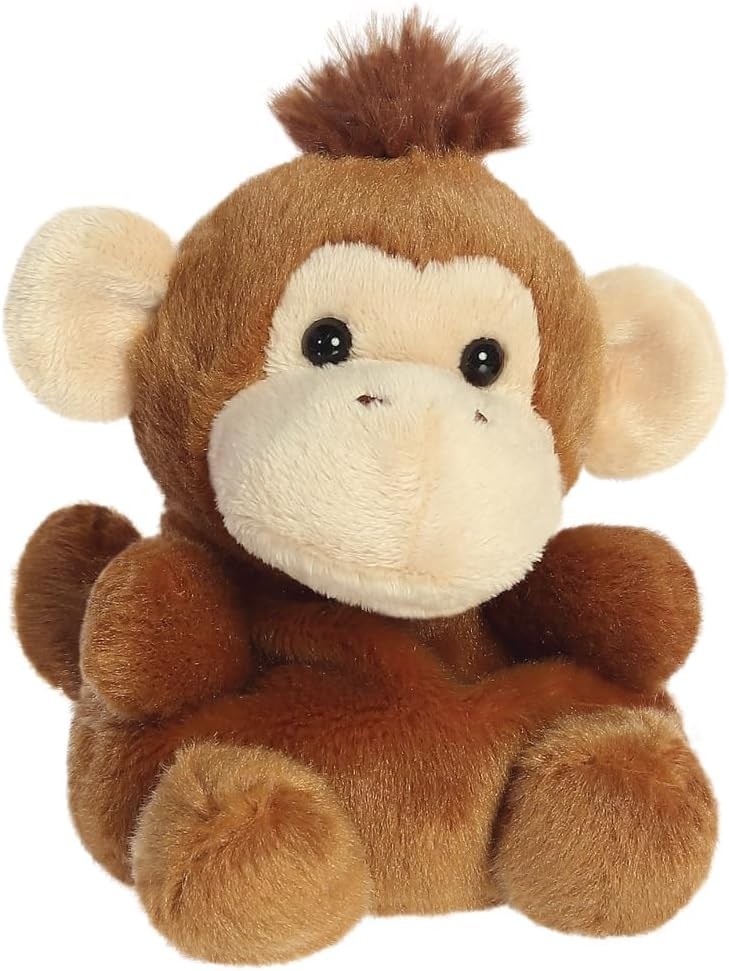 Aurora 33857 Palm Pals Boomer Monkey 5In Soft Toy Brown