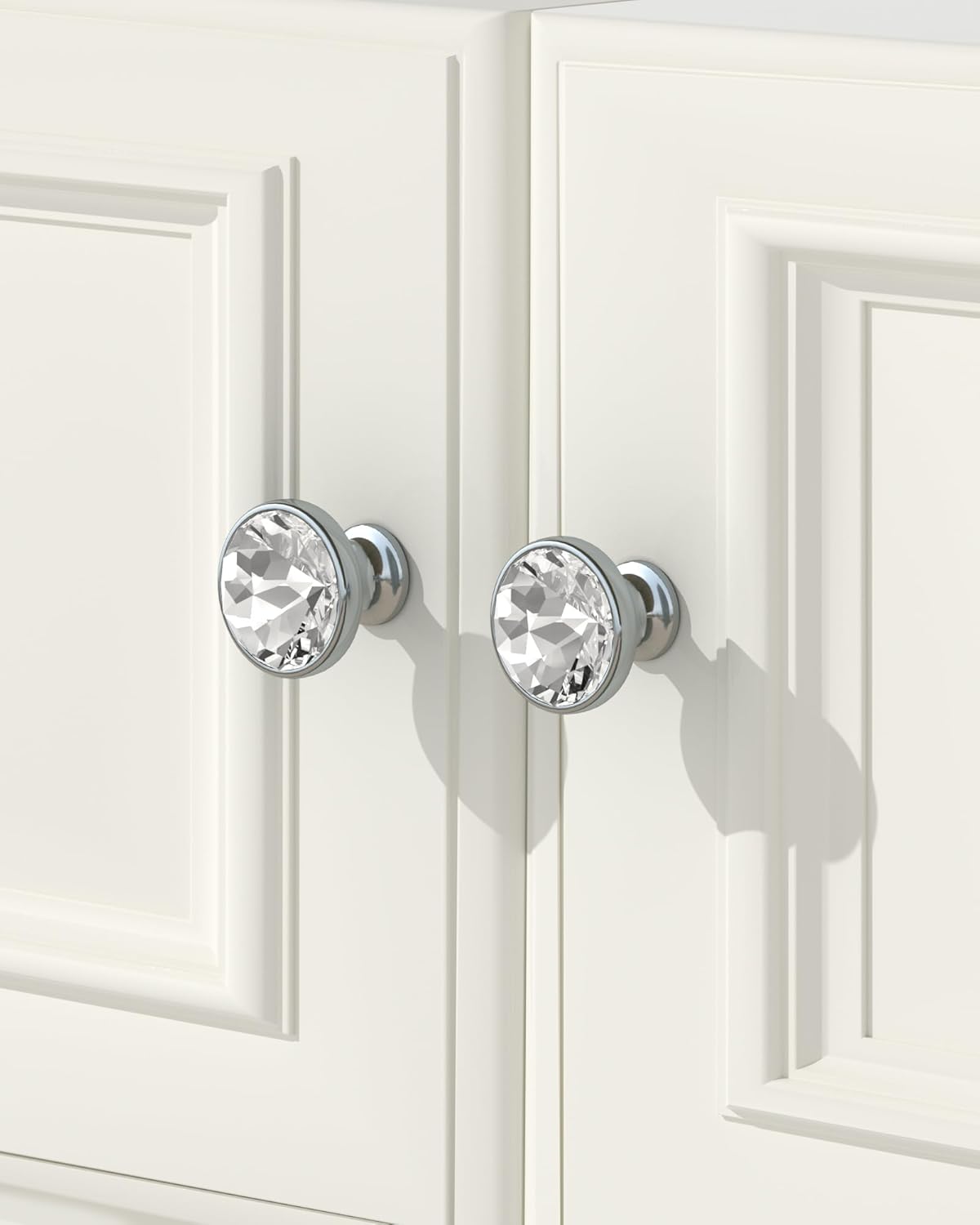 Elegant Crystal Drawer Knob | 10-Pack