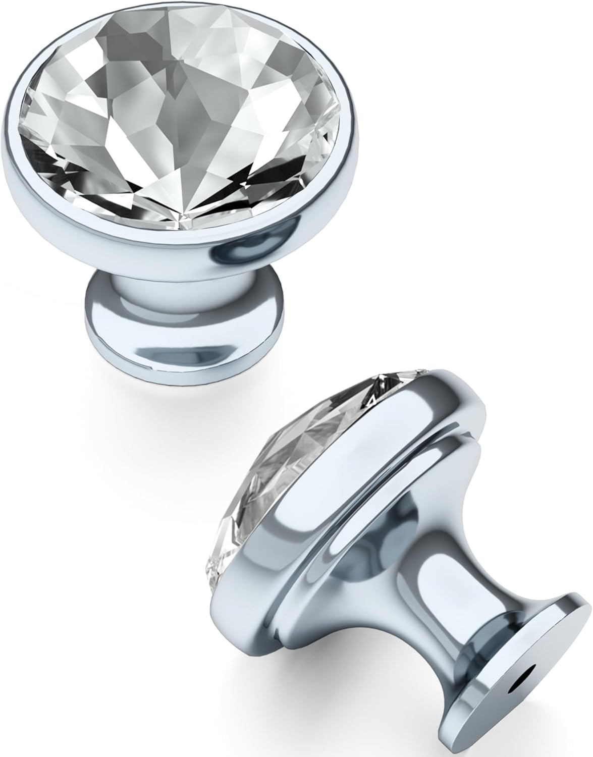 Elegant Crystal Drawer Knob | 10-Pack