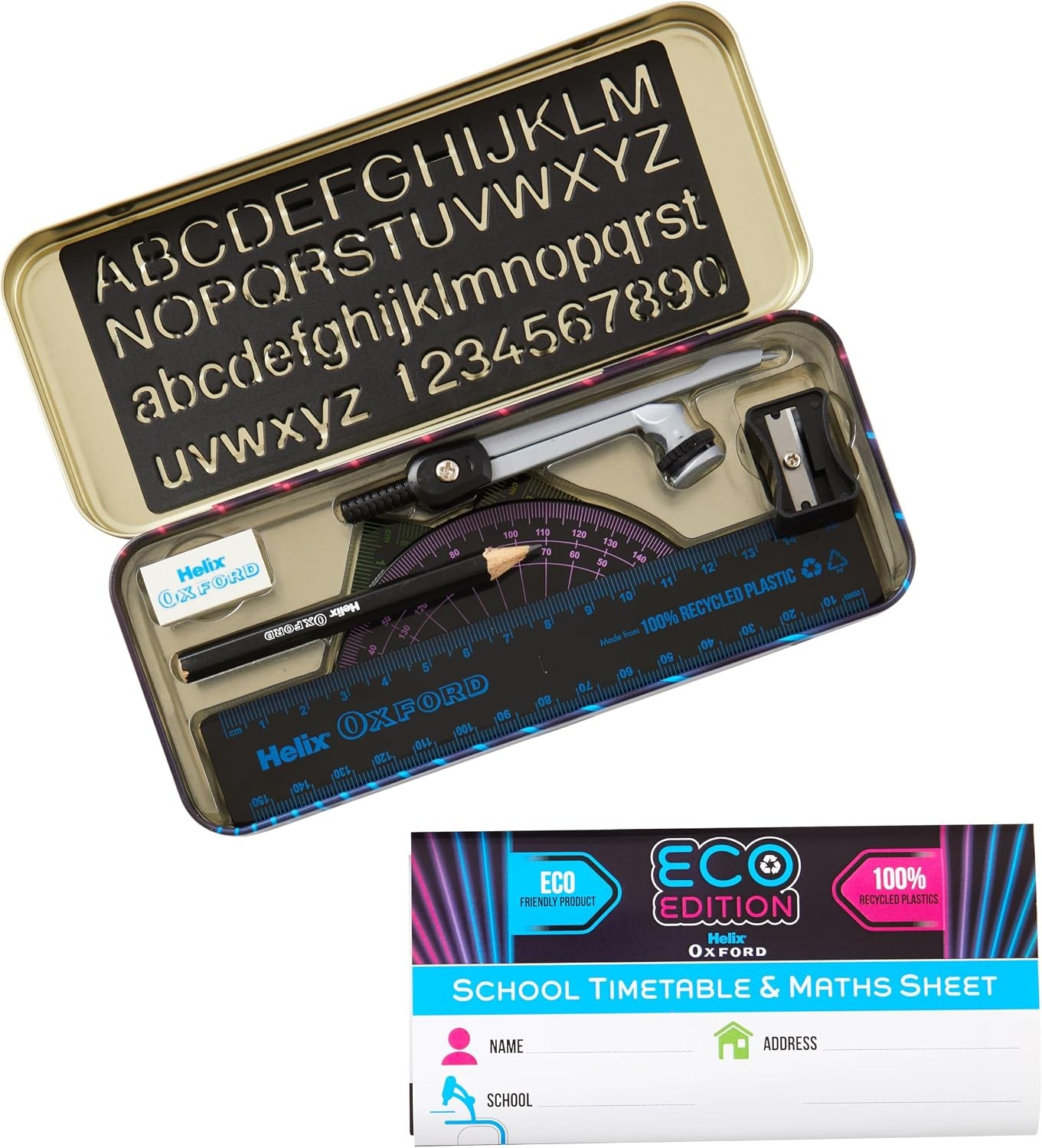 Helix Oxford Cyber Eco Maths Set