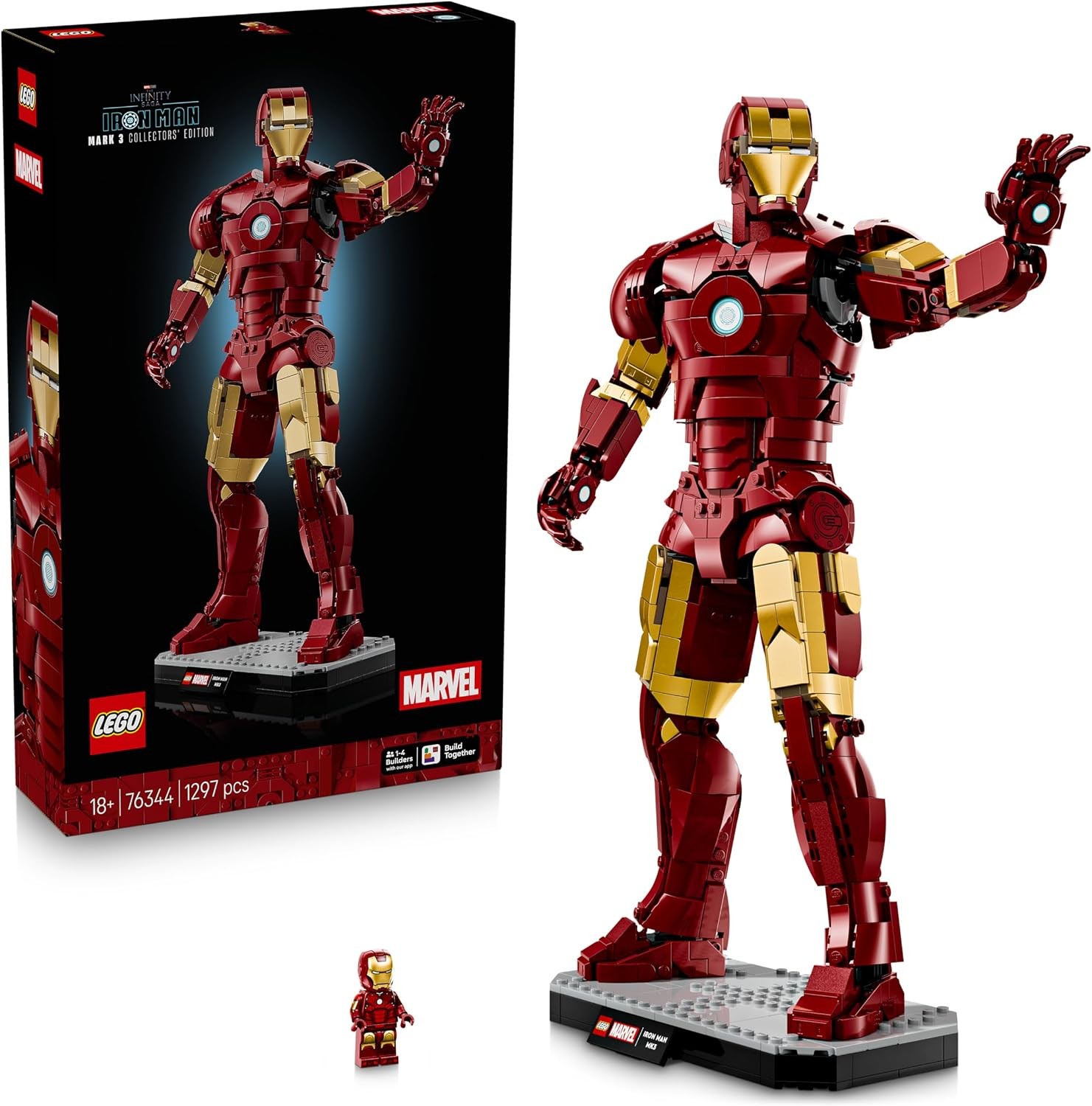 LEGO Marvel Iron Man Mark 3 Collectors' Edition Figure 76344