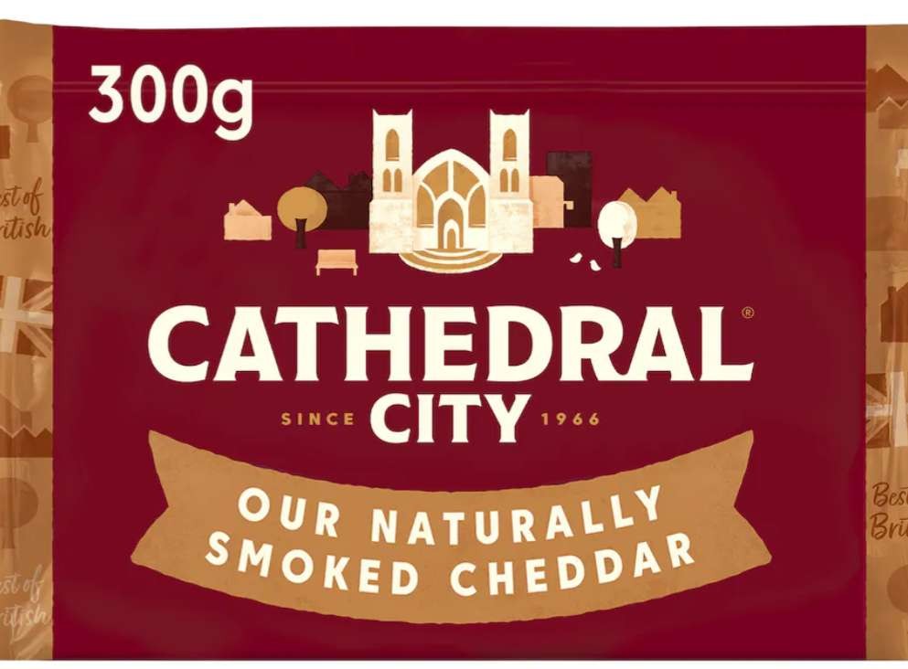 Cathedral City Smoked Cheddar 300g block, can't go wrong