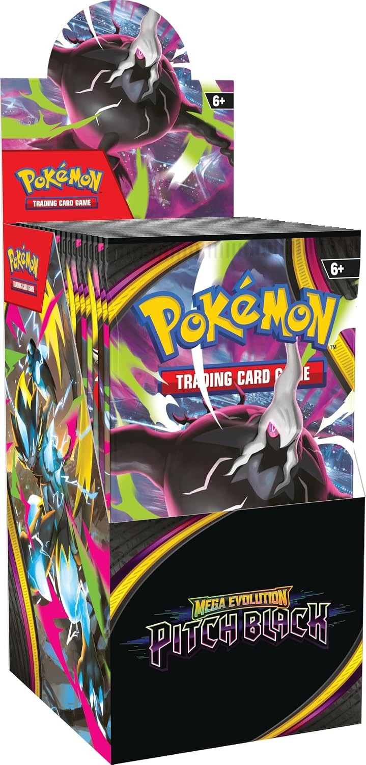 Pokemon TCG: Mega Evolution Pitch Black Booster Display (18 Booster Packs)