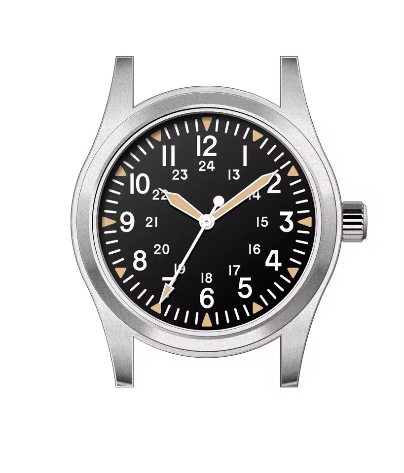 MILITREK 9001 Military Retro Style Men's Quartz Watch, 10 Bar Waterproof, Sapphire, 360L Stainless Steel, Luminous