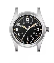 MILITREK 9001 Military Retro Style Men's Quartz Watch, 10 Bar Waterproof, Sapphire, 360L Stainless Steel, Luminous