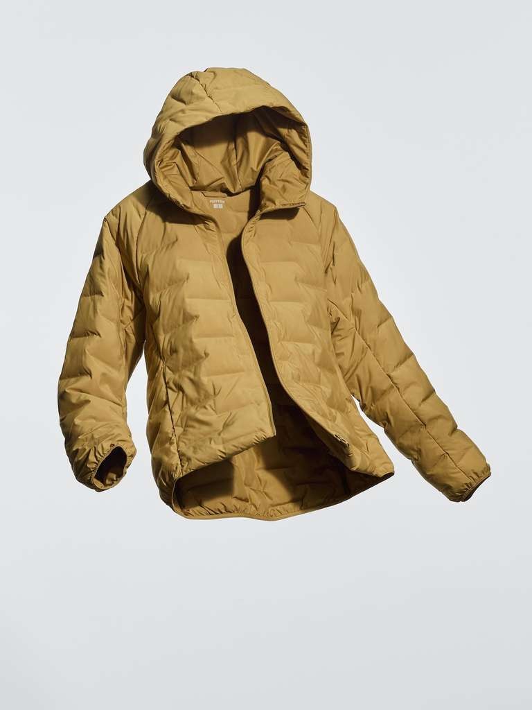 UNIQLO Men's PUFFERTECH Water-Repellant Parka, Off-White. Limited sizes, free click collect