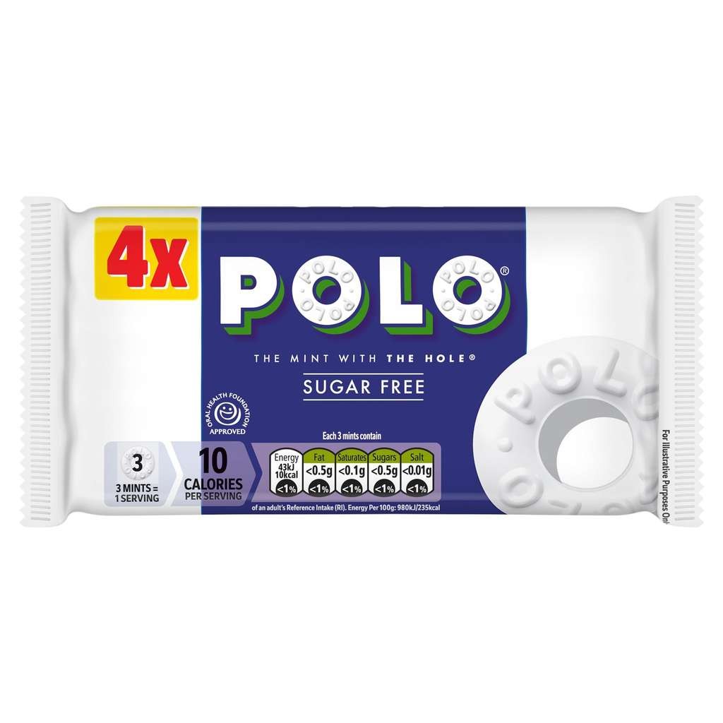 Polo sugar free mint tubes multipack 4x33.4g, £1.10 (£1.04 S&S)