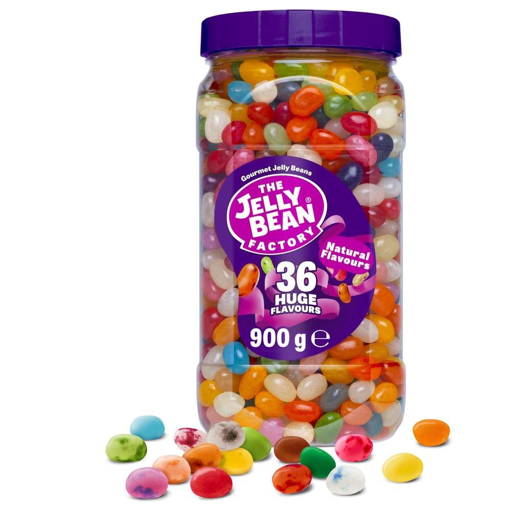 The Jelly Bean Factory Jelly Beans Sweets 900g Jar