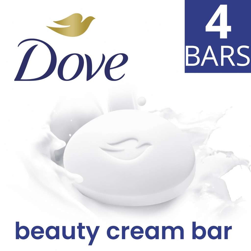Dove Original Soap (1/4 moisturising cream) 4 x 90g, S&S £2.12