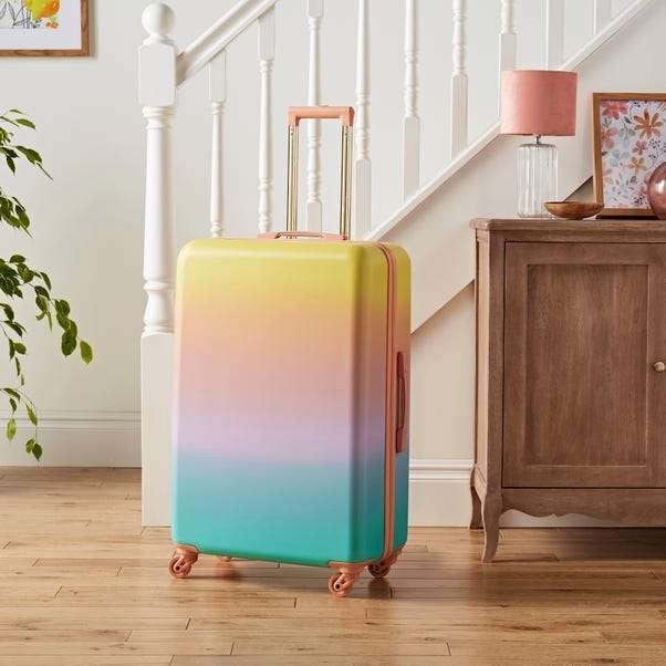Ombre hard shell cabin suitcase, free C&C, looks decent