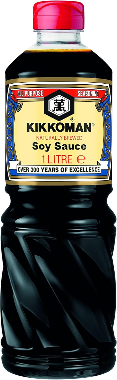 1 litre kikkoman soy sauce - stop buying those tiny overpriced bottles in supermarkets!