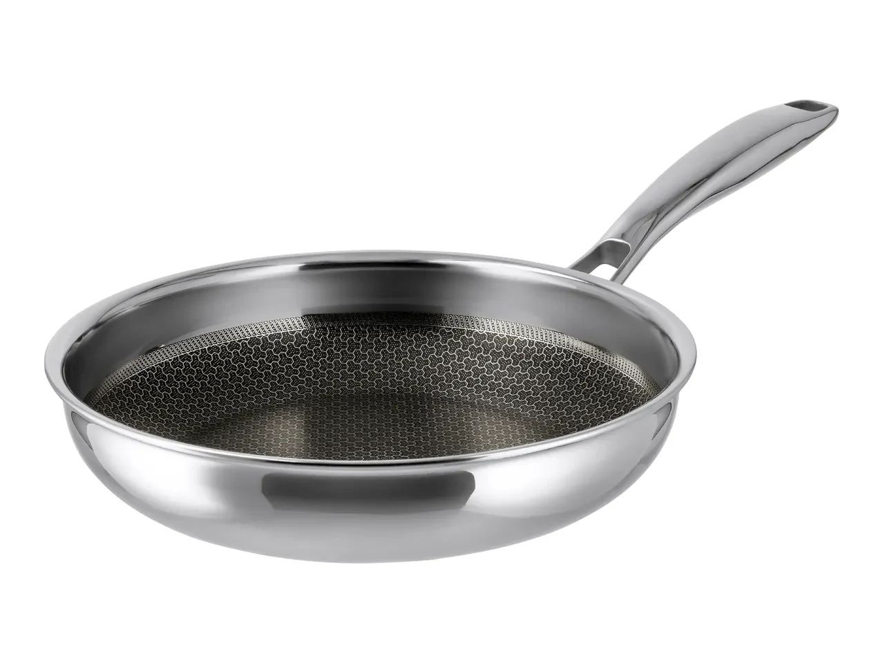 Silvercrest 24cm Honeycomb Stainless Steel Frying Pan