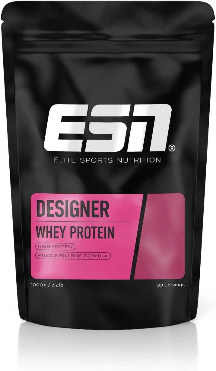 ESN Designer Whey Protein Powder, Stracciatella, 1000g, 33 Servings, Vegetarian