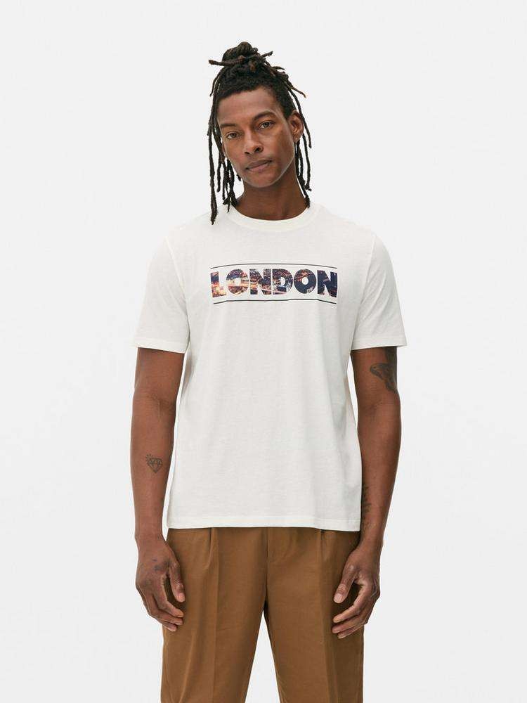 Men's T-shirts £3, for example London Graphic Tee, free C&C