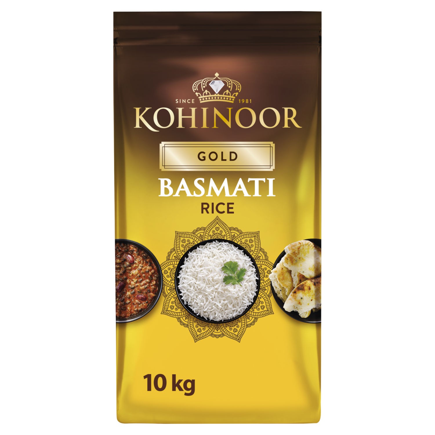 Laila Basmati Rice 10kg £12.50, Kohinoor Gold Rice 10kg £16, KTC Vegetable Oil