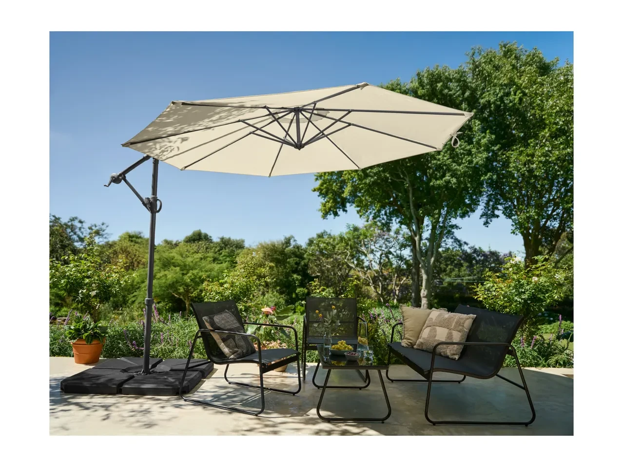Livarno Parasol Base Weights, 4 Pack