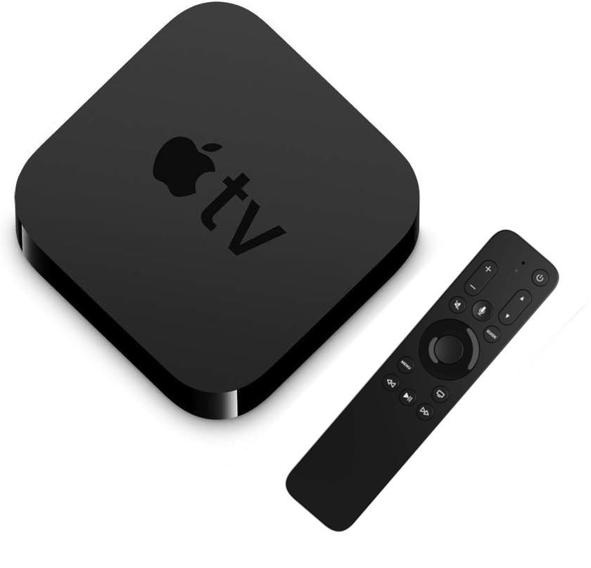 Apple TV 4K Media Streamer, 1st Gen, 2nd Gen, 3rd Gen, Wi-Fi, Black