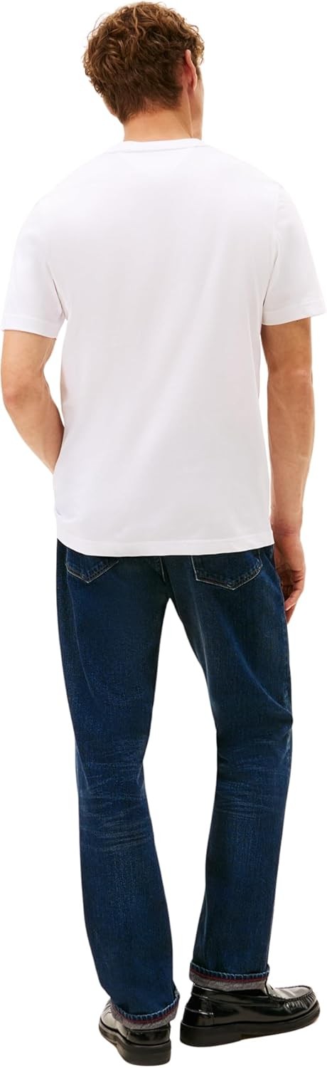 Tommy Hilfiger Men's Hilfiger Arch Tee Mw0mw41470 S/S T-Shirt, Pack of 1