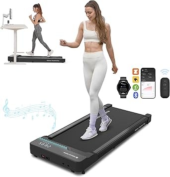 Mobvoi Walking Pad 2-in-1 under desk treadmill, 6km/h. Smart, app compatible, easy storage