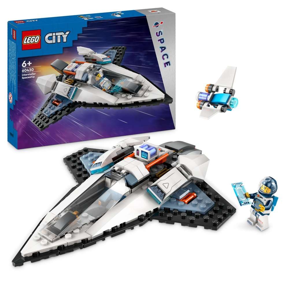 LEGO City Interstellar Spaceship Toy Set, Outer Space 60430
