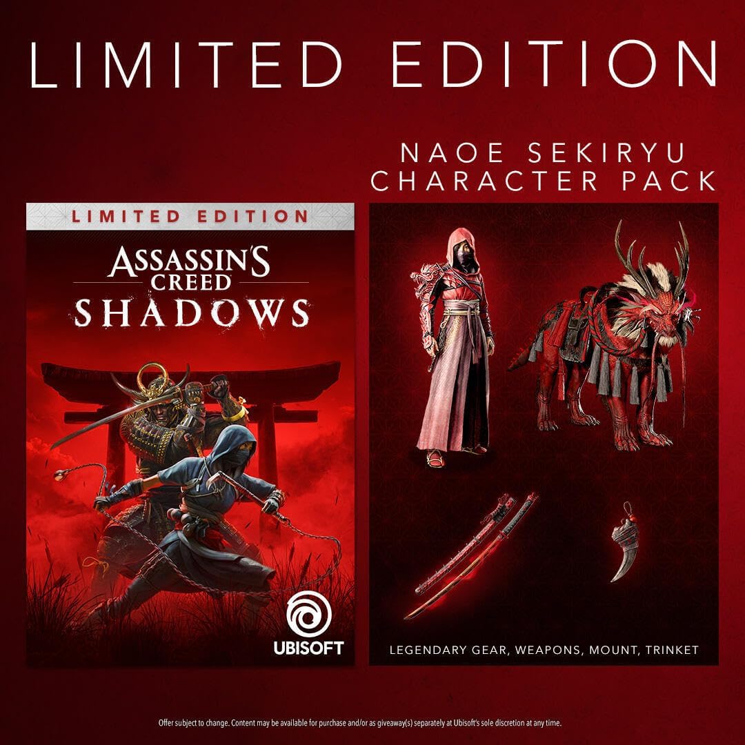 Assassin's Creed Shadows Limited Edition (Exclusive to Amazon.uk) (PS5)