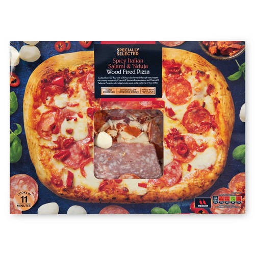 Spicy Italian Salami and 'Nduja Wood Fired Sourdough Pizza