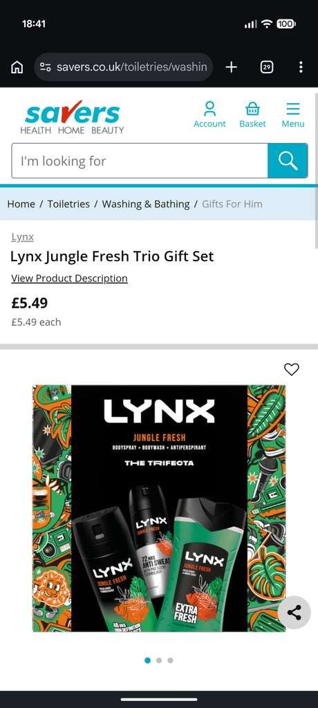 Clearance Items Sale, Lynx, L'Oréal, Cacharel, Fererro Rocher, NICCE, Gillette, Free Click and Collect
