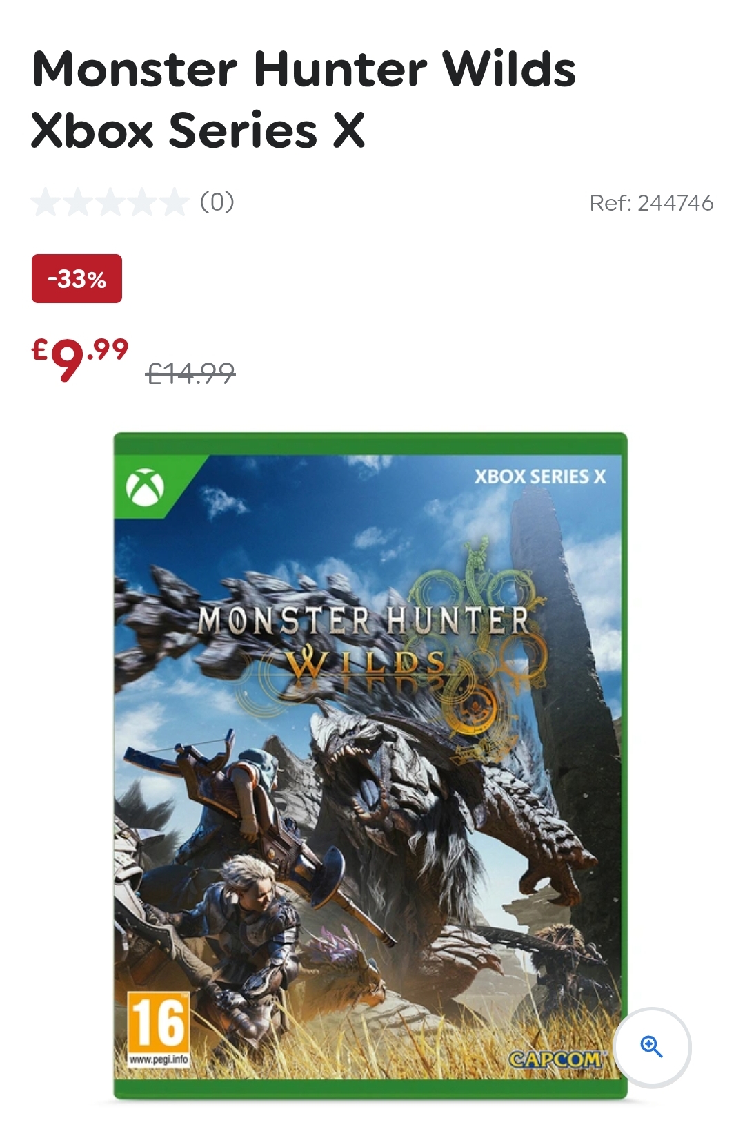 Monster Hunter Wilds Xbox Series X